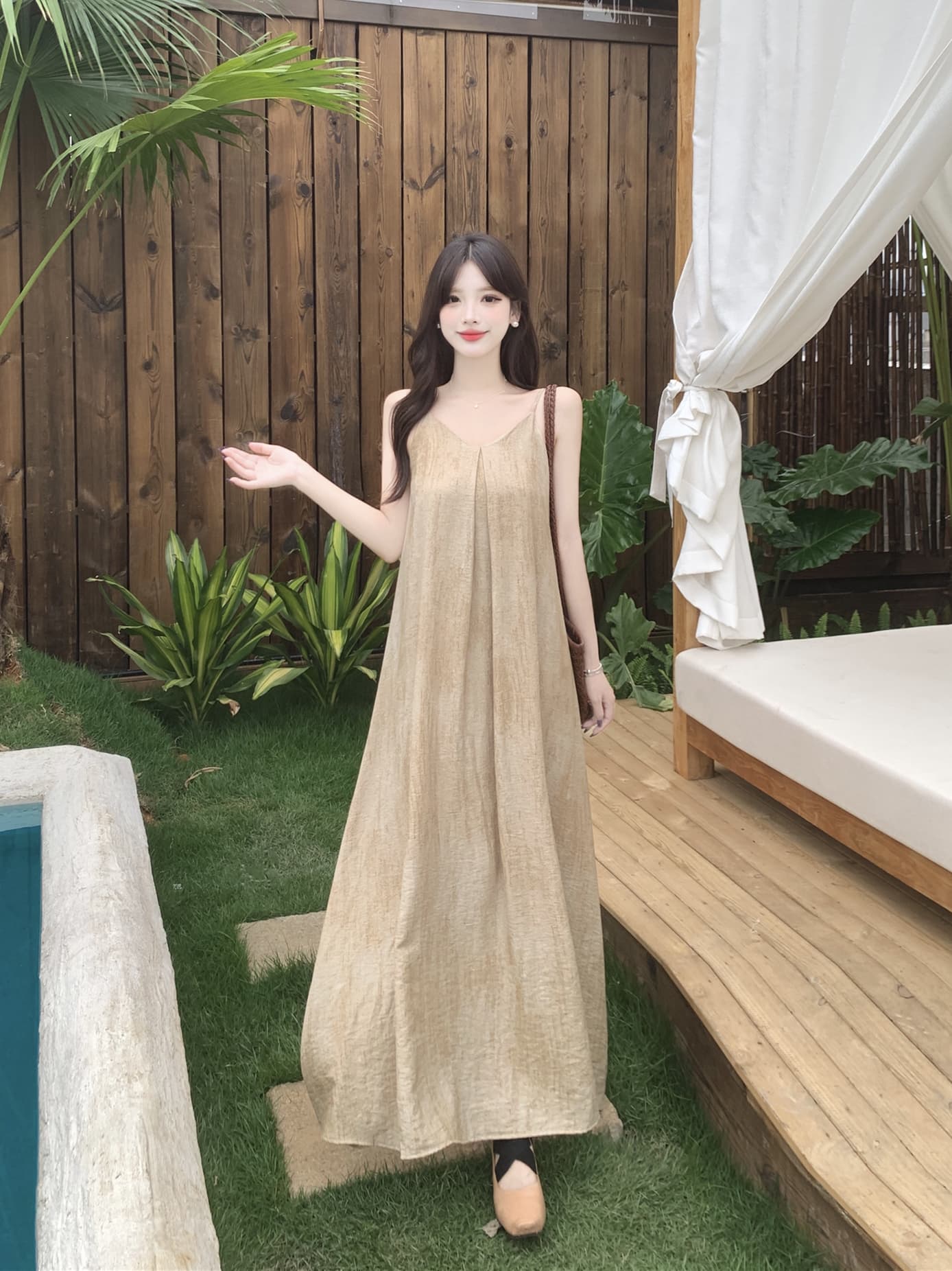 실사 프랑스식 패션 부드러운 바람 디자인 센스 레이스 롱 코트 블라우스 스택 착용 롱 코트 조끼 스커트 빅 사이즈 세트 상세 이미지 8