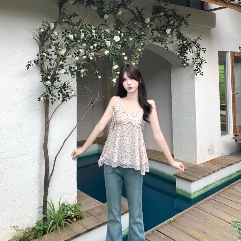 실사 새로운 한 부서 V넥 꽃무늬 슬립 부드러운 찹쌀 다용도 몸매 가꾸기 슬림해 보이는 니트 오픈 가디건 상세 이미지 12