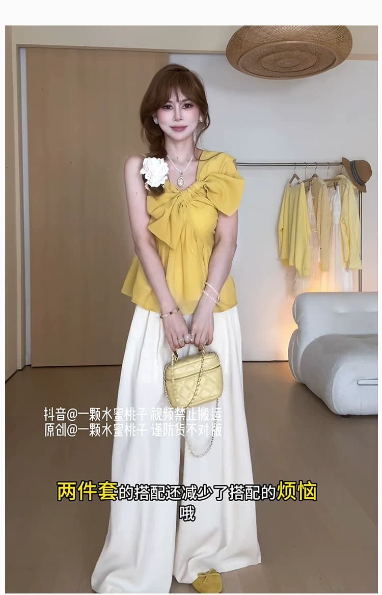 나비 매듭 슬립 맨위 여성 이미지 3