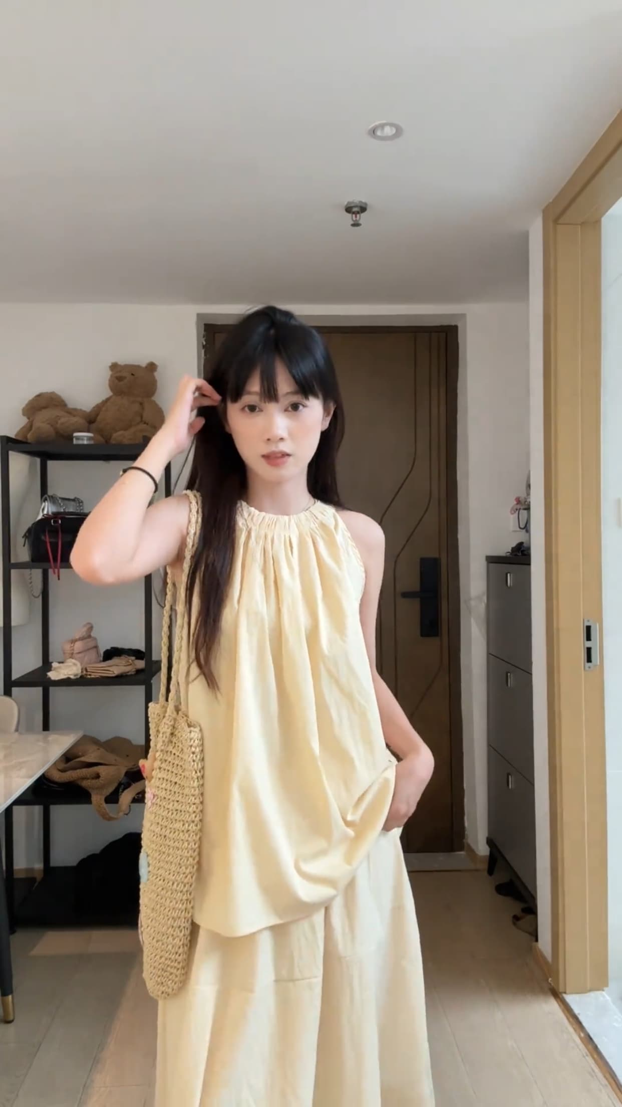 행침 목 조끼 맨위 여성 상세 이미지 8