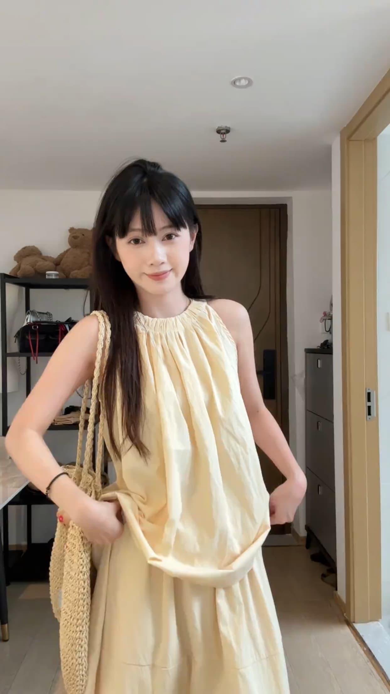 행침 목 조끼 맨위 여성 상세 이미지 9