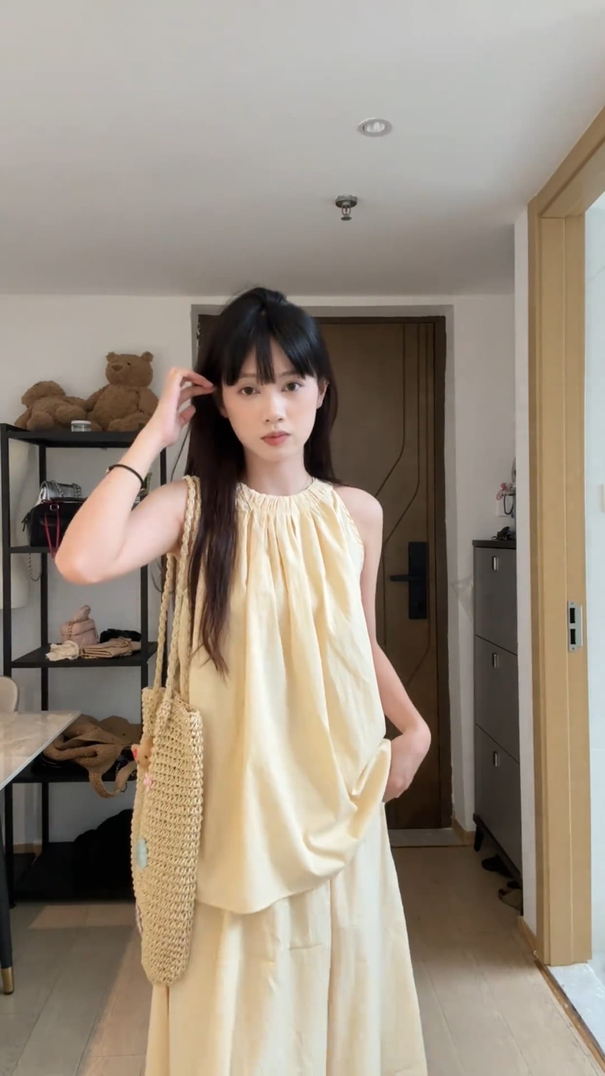 행침 목 조끼 맨위 여성 상세 이미지 11