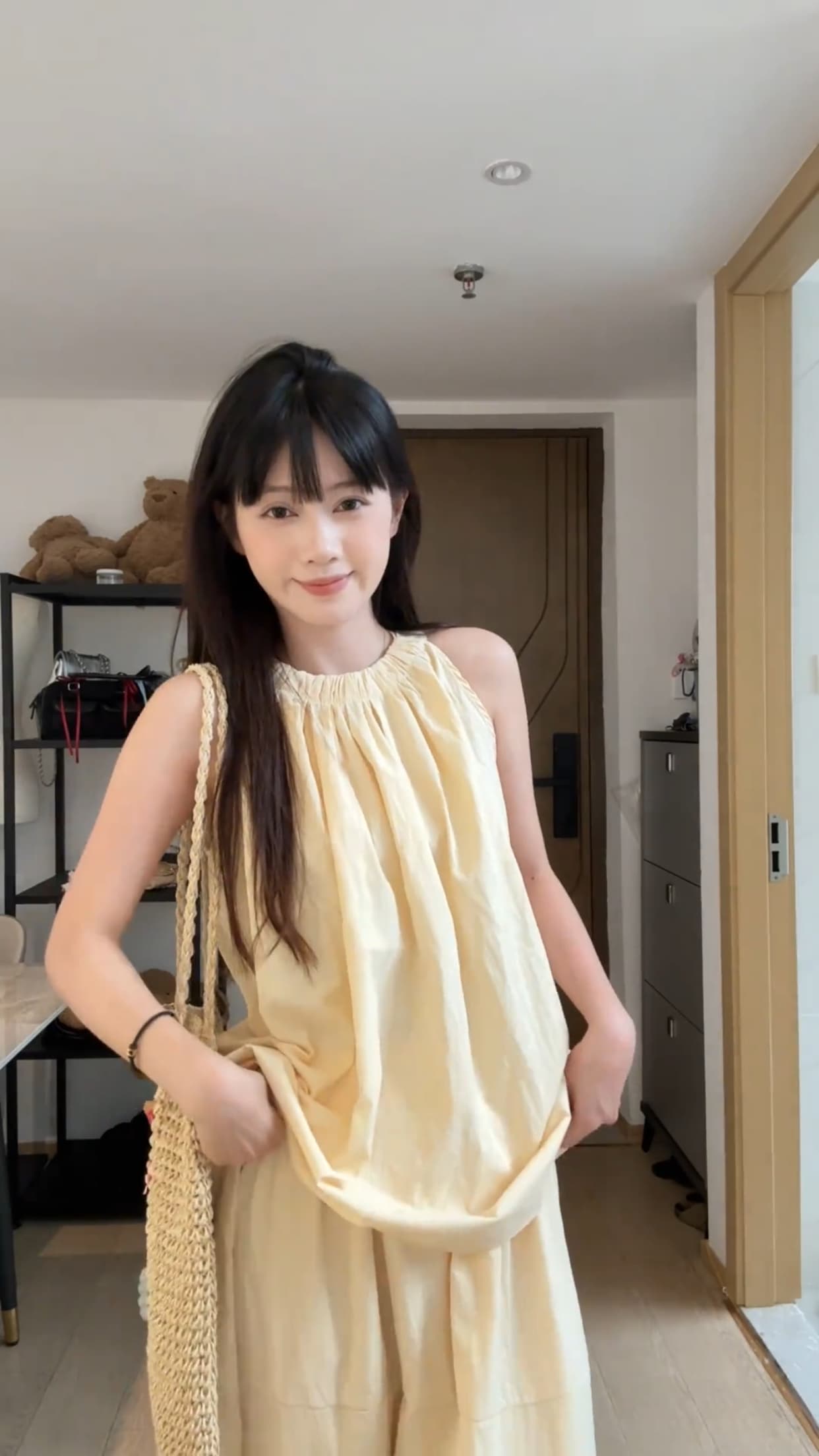 행침 목 조끼 맨위 여성 상세 이미지 12