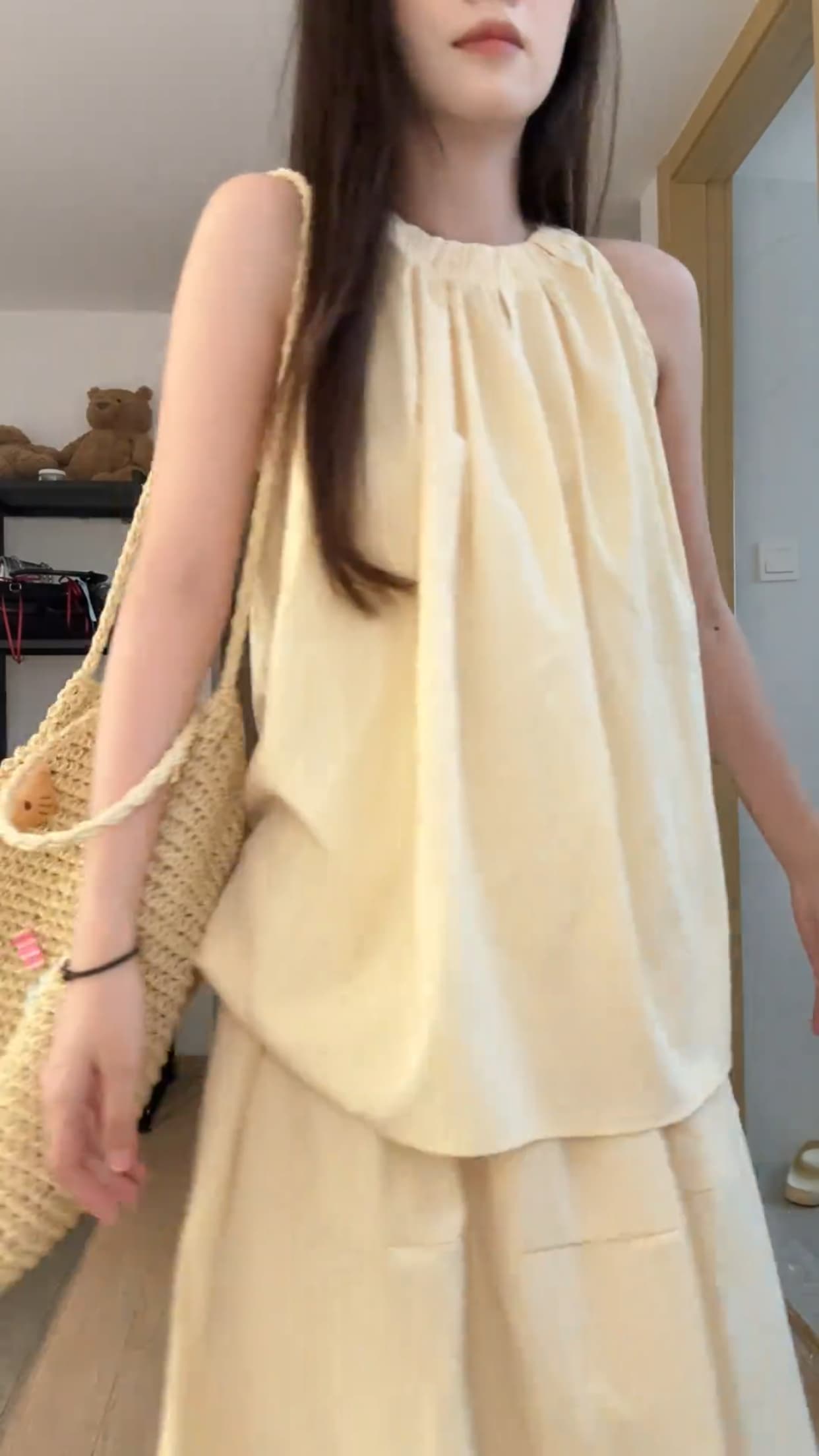 행침 목 조끼 맨위 여성 상세 이미지 15
