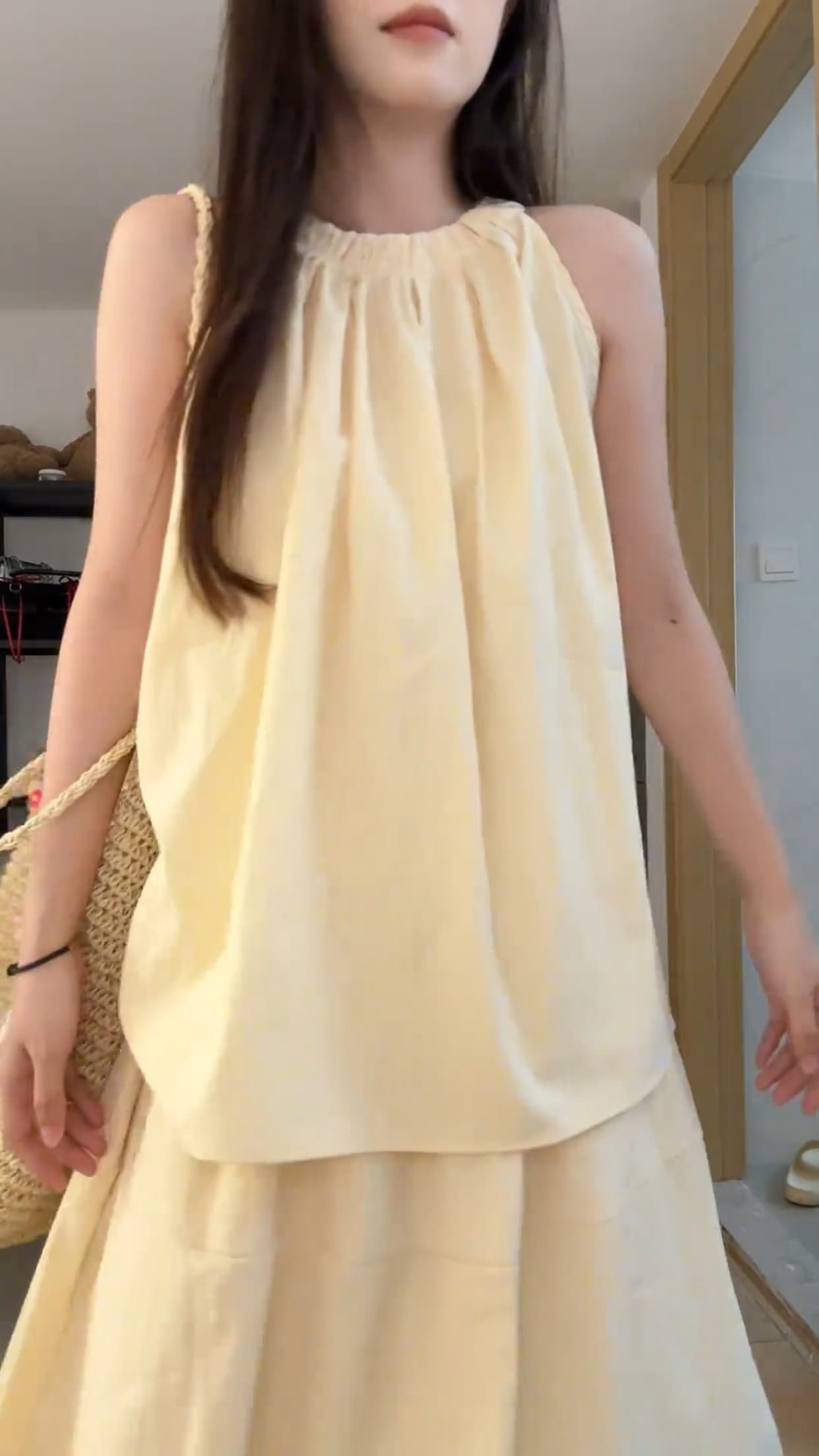 행침 목 조끼 맨위 여성 상세 이미지 17