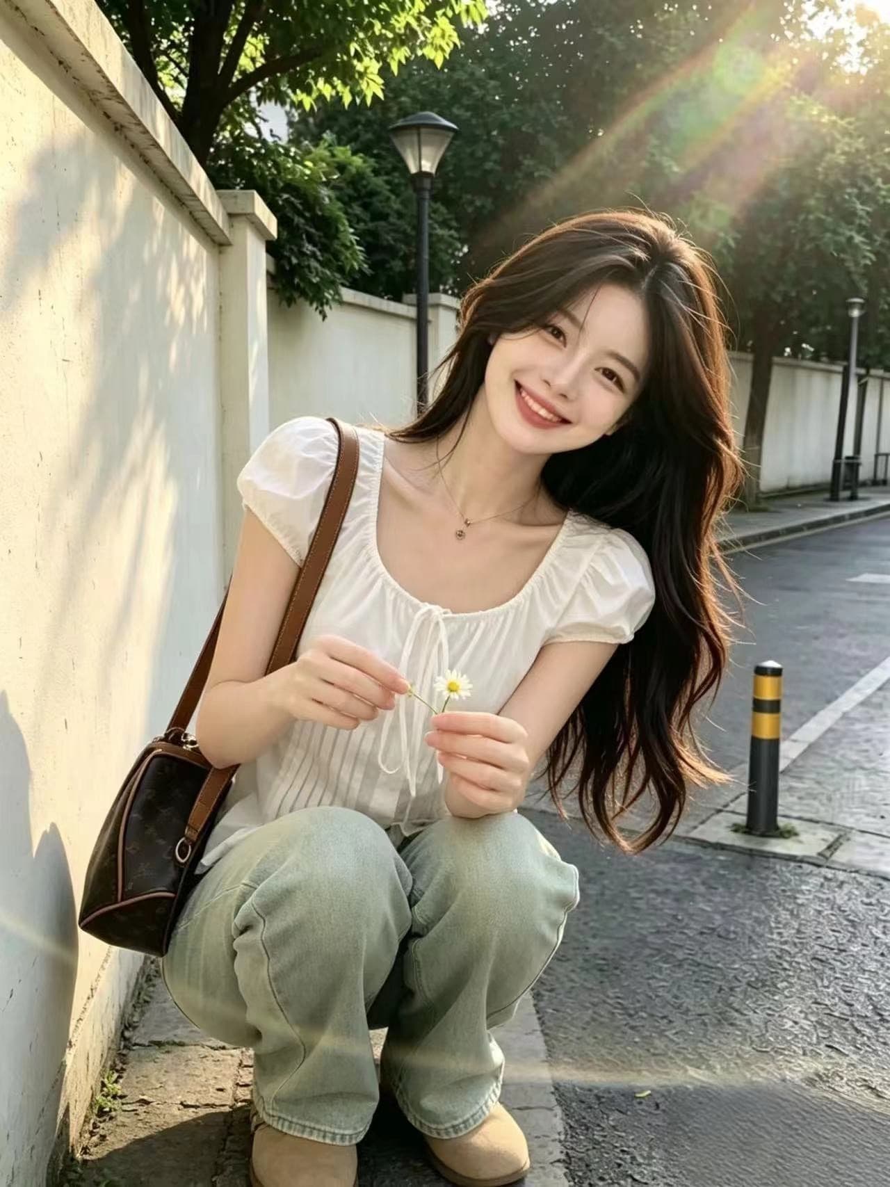 거품 소매 스트랩 셔츠 맨위 여성 상세 이미지 2