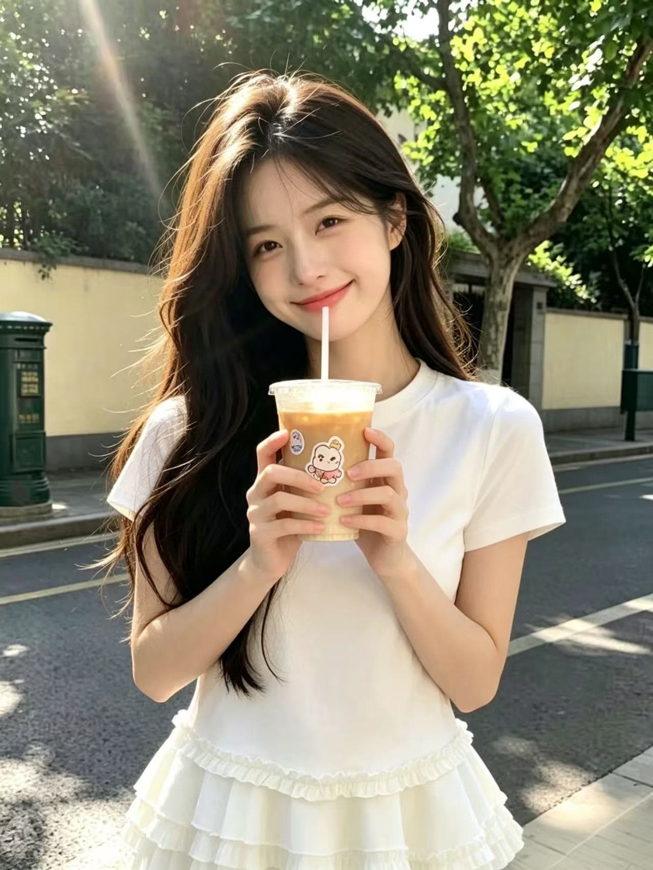 프릴 치마 맨위 여성 상세 이미지 6