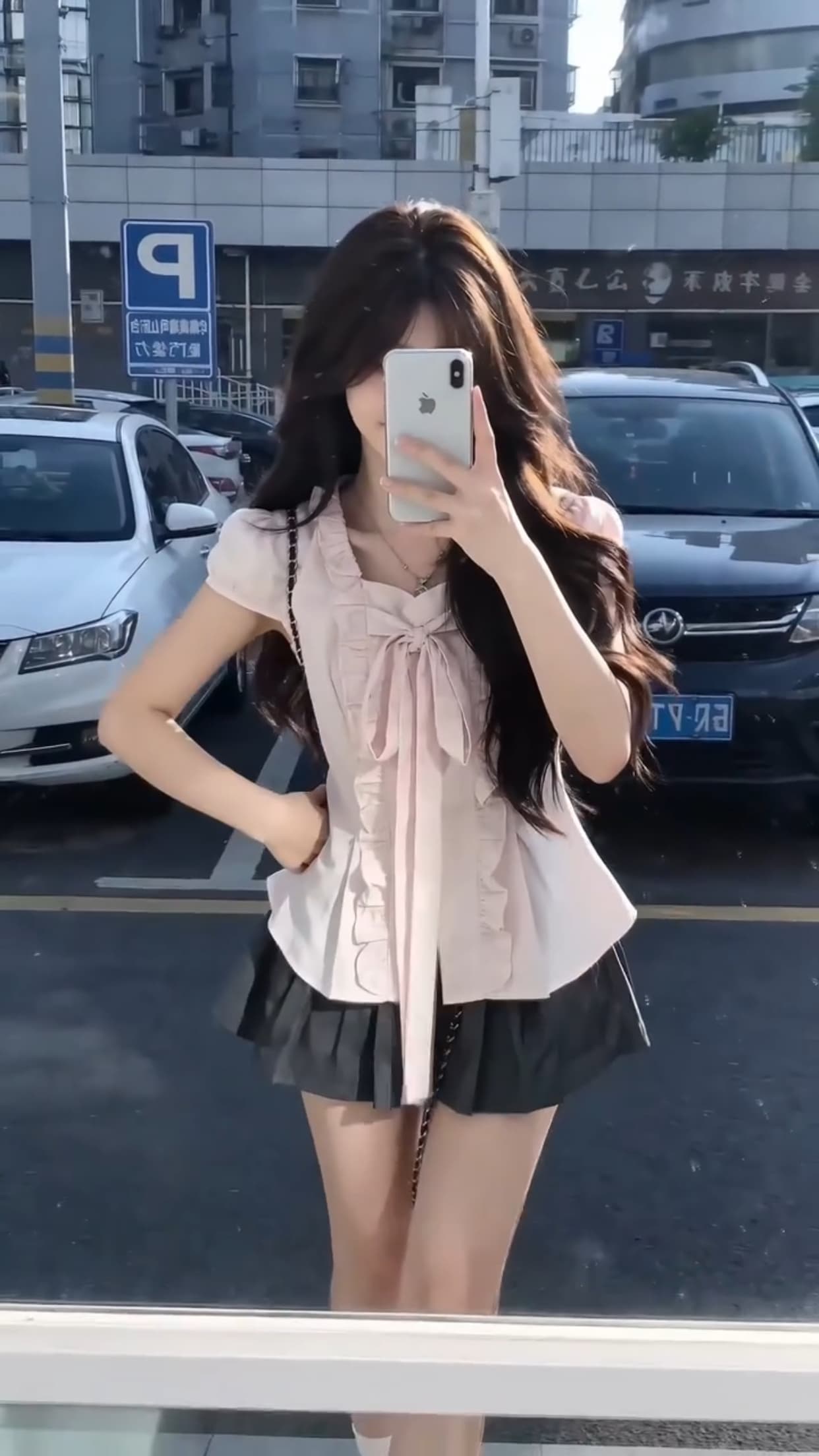 거품 소매 프릴 셔츠 맨위 여성 상세 이미지 2