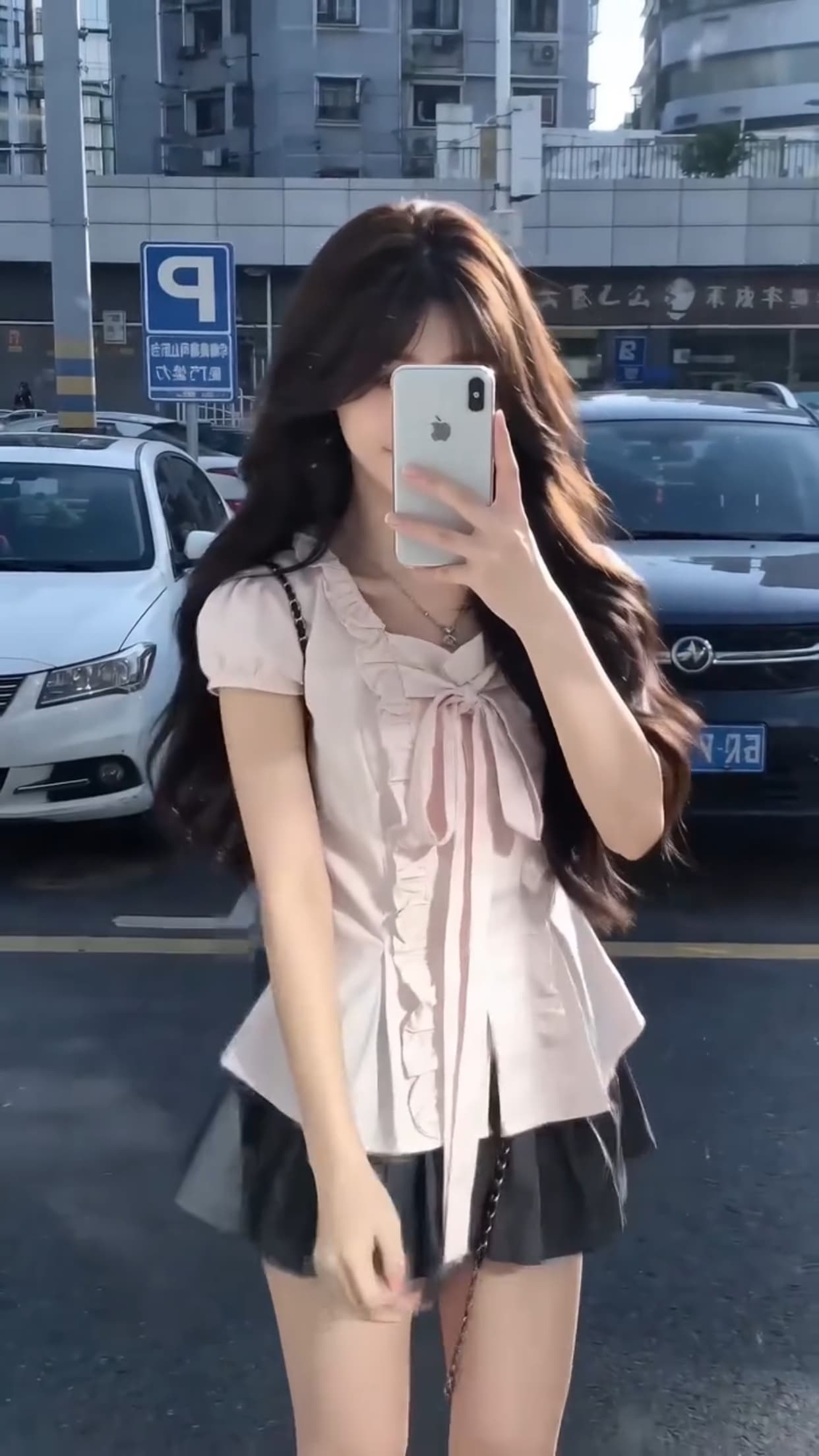 거품 소매 프릴 셔츠 맨위 여성 상세 이미지 4