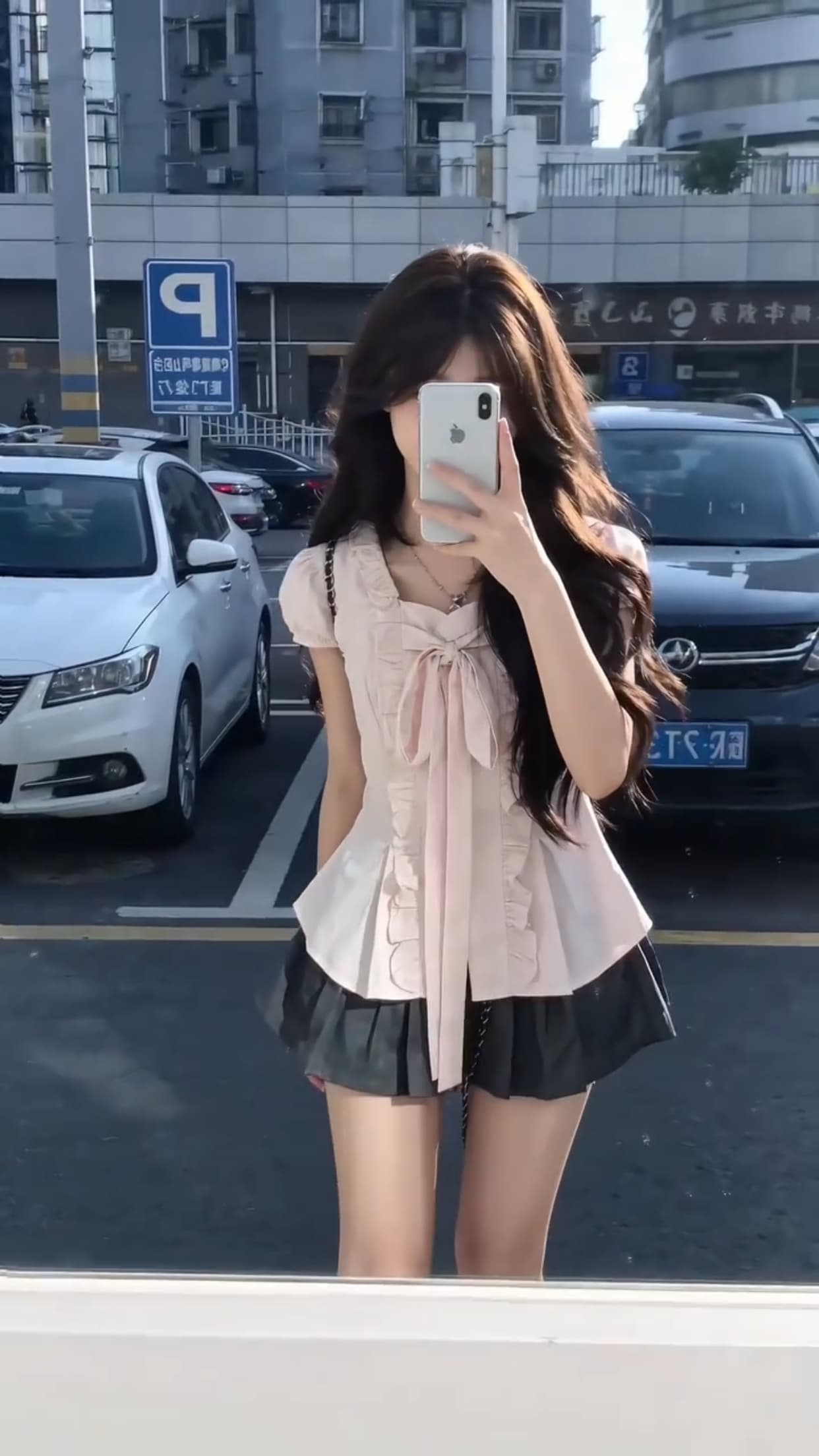 거품 소매 프릴 셔츠 맨위 여성 상세 이미지 5
