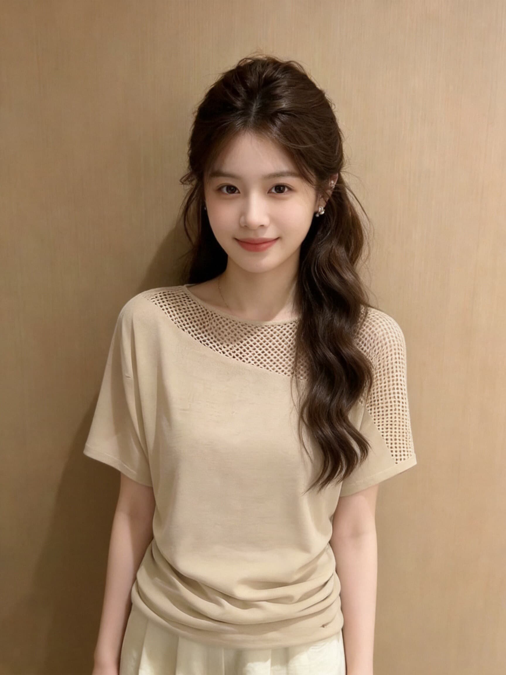 메시 그리드 패치워크 맨위 여성 상세 이미지 7