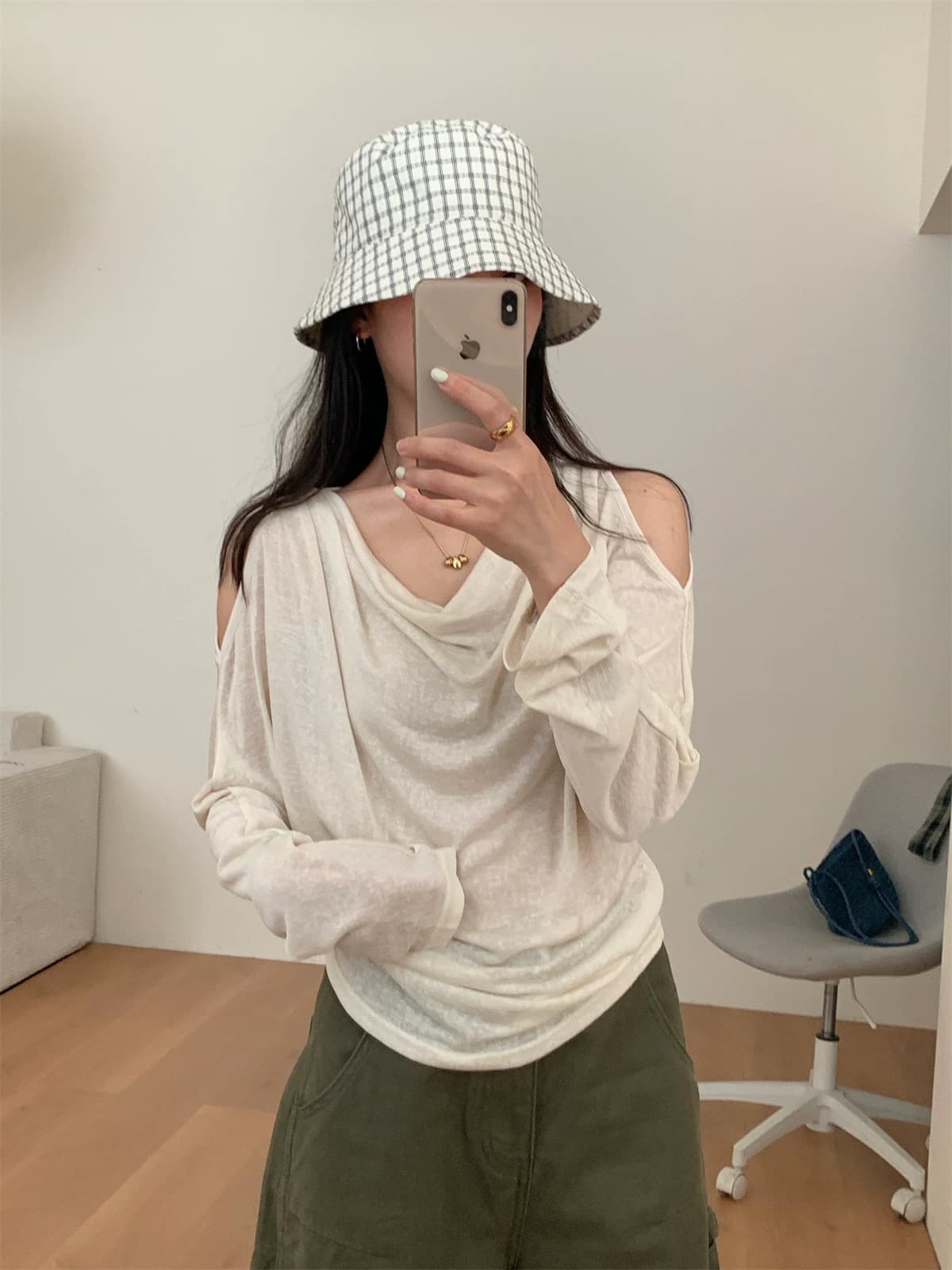 흔들다 칼라 자외선 차단 표지 얇은 스타일 오프숄더 맨위 여성