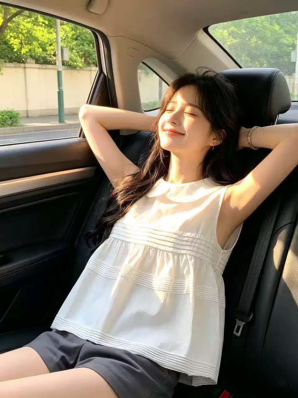 플리츠 인형 셔츠 셔츠 맨위 여성 상세 이미지 3