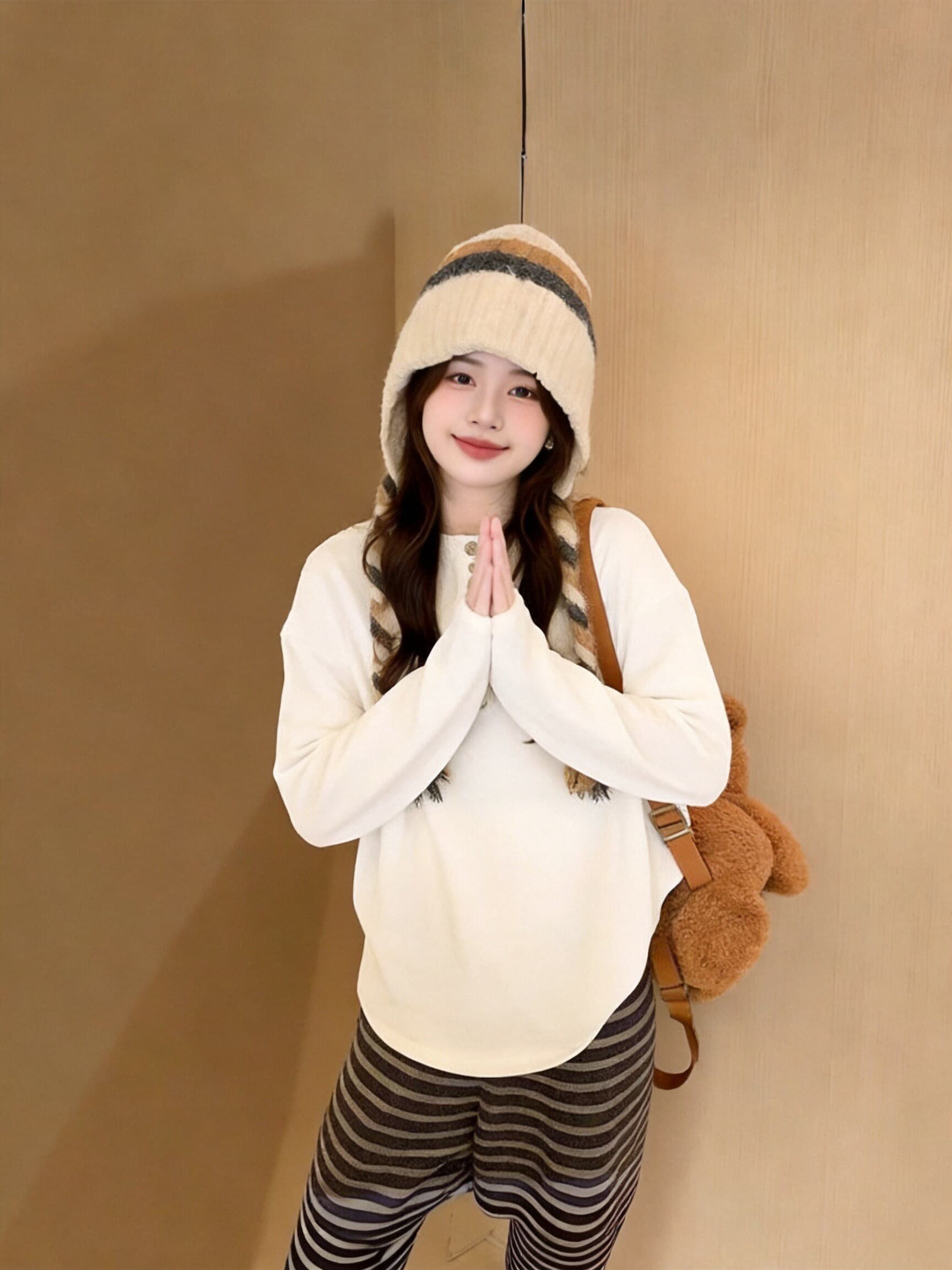 가을 미니멀리즘 불규칙 버클 업 의류 여성 상세 이미지 7