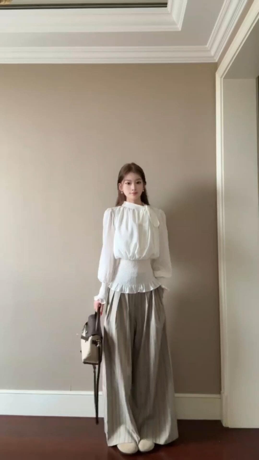 가을 레이스업 허리 수축 맨위 상세 이미지 7