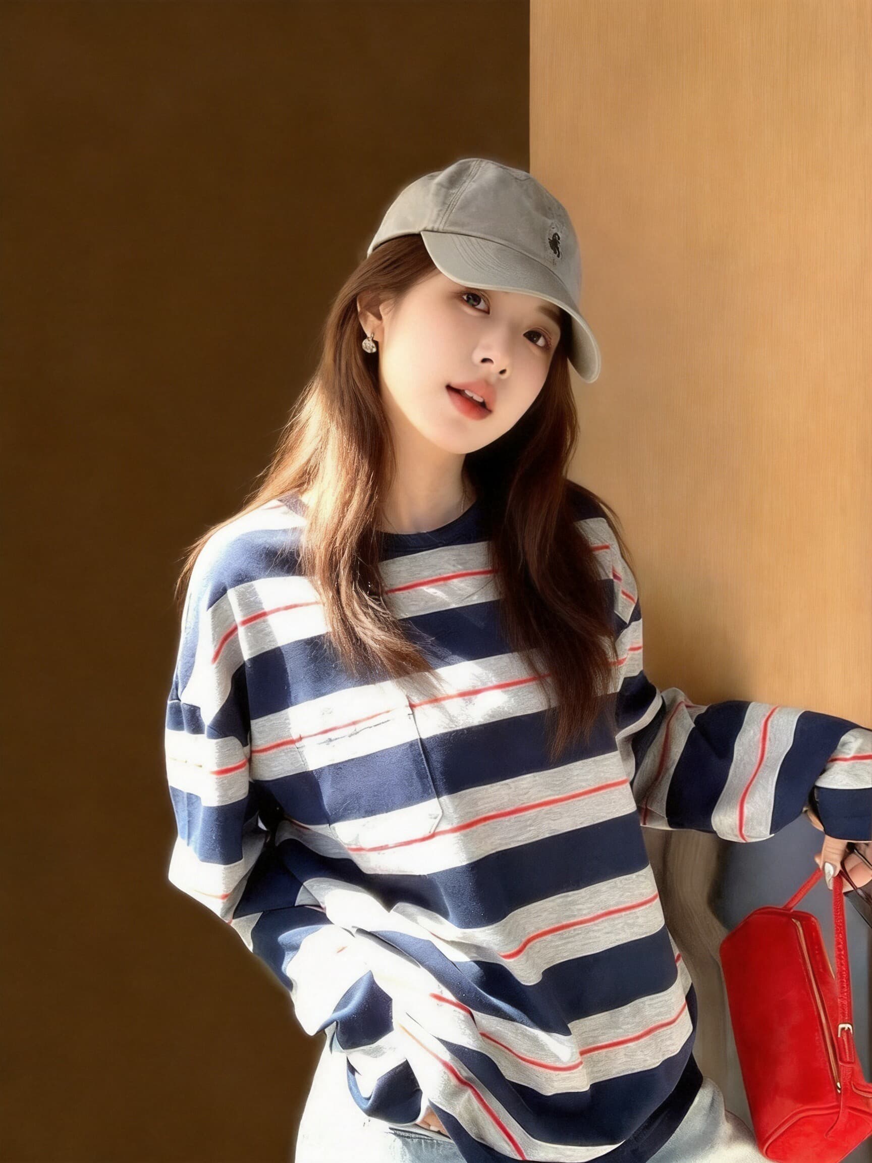 가을 클래식 스트라이프 맨위 상세 이미지 6