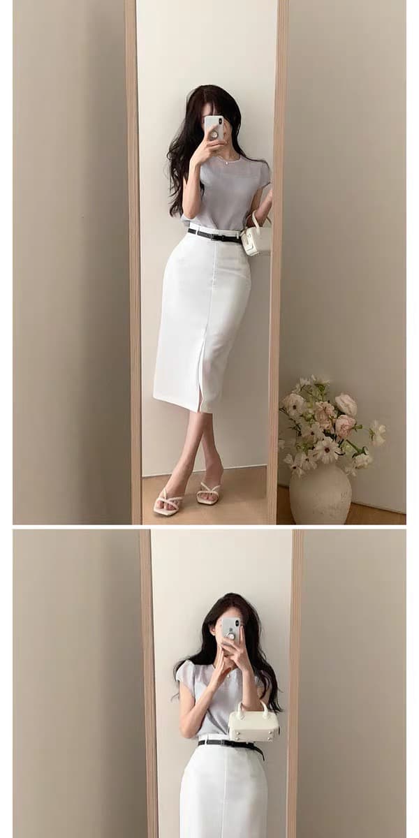 있음 창고 부드러운 한 바람 프릴 펌프 로프 반팔 티셔츠 여성 여름 얇은 셔츠 상세 이미지 26