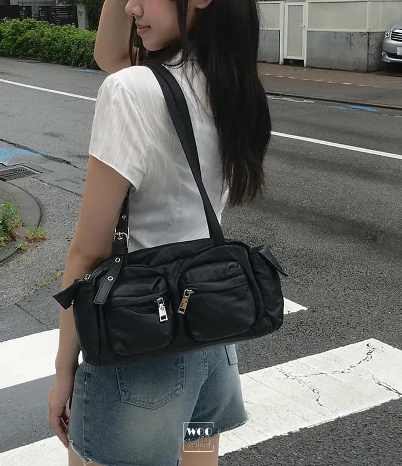 있음 창고 한국 동대문 학원 스타일 패치워크 얇은 스타일 마이크로 ~을 통해 부서 버클 폴로 칼라 반팔 셔츠 상세 이미지 7