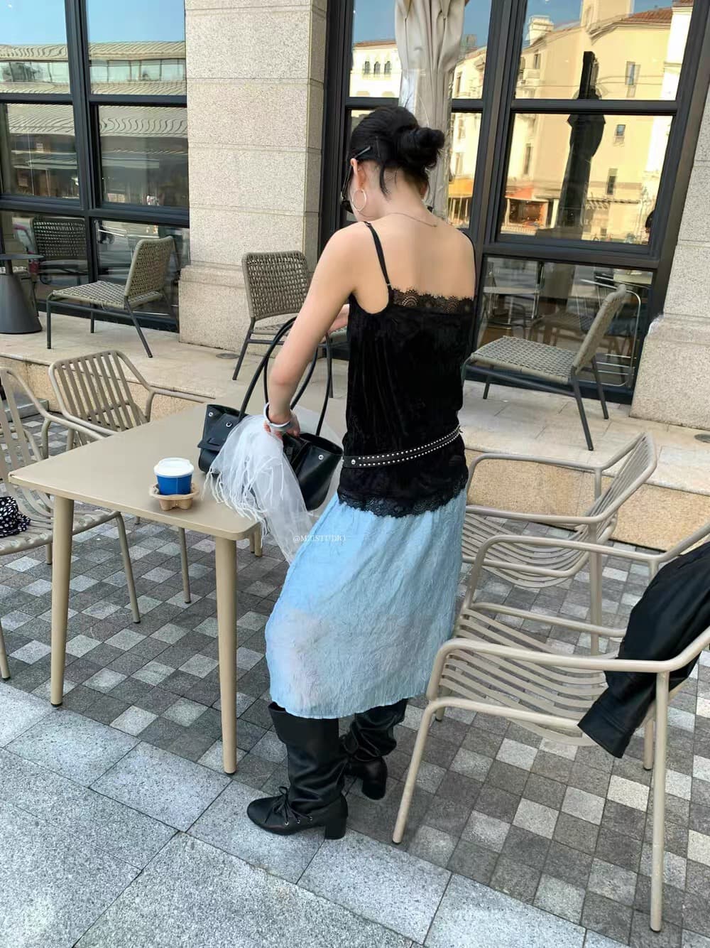 있음 창고 이른 가을 새로운 섹시함 레이스 레이스 작은 여자 캐미솔 상세 이미지 4