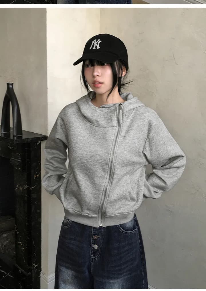 한국 불규칙 vibe 지퍼 잘 생긴 디자인 hardy 후드 티 스웨터 재킷