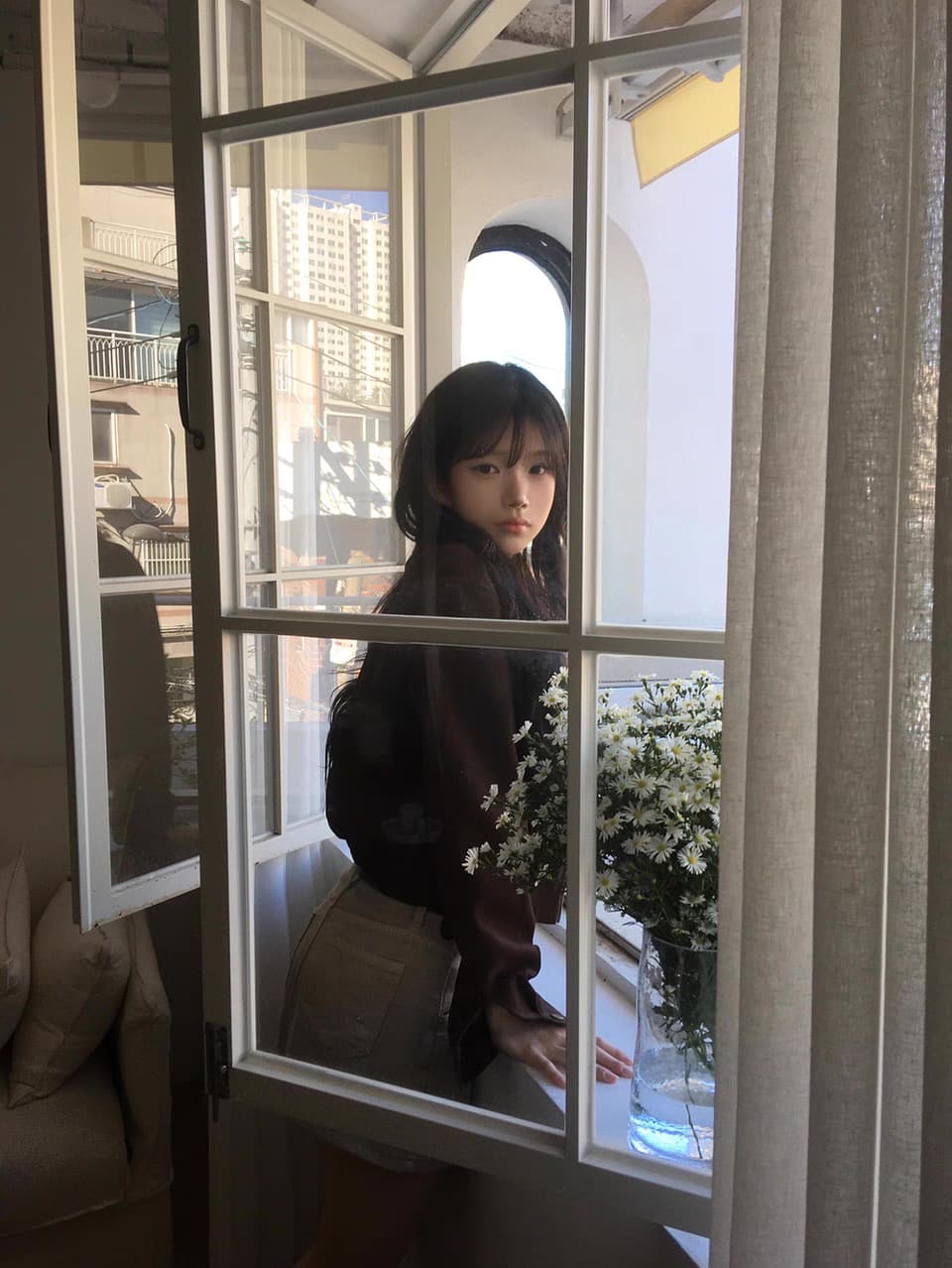 있음 창고 한국 chic 레트로 품격 폴로 칼라 재킷 맨위 여성 출퇴근 다용도 짧은 외투 상세 이미지 10