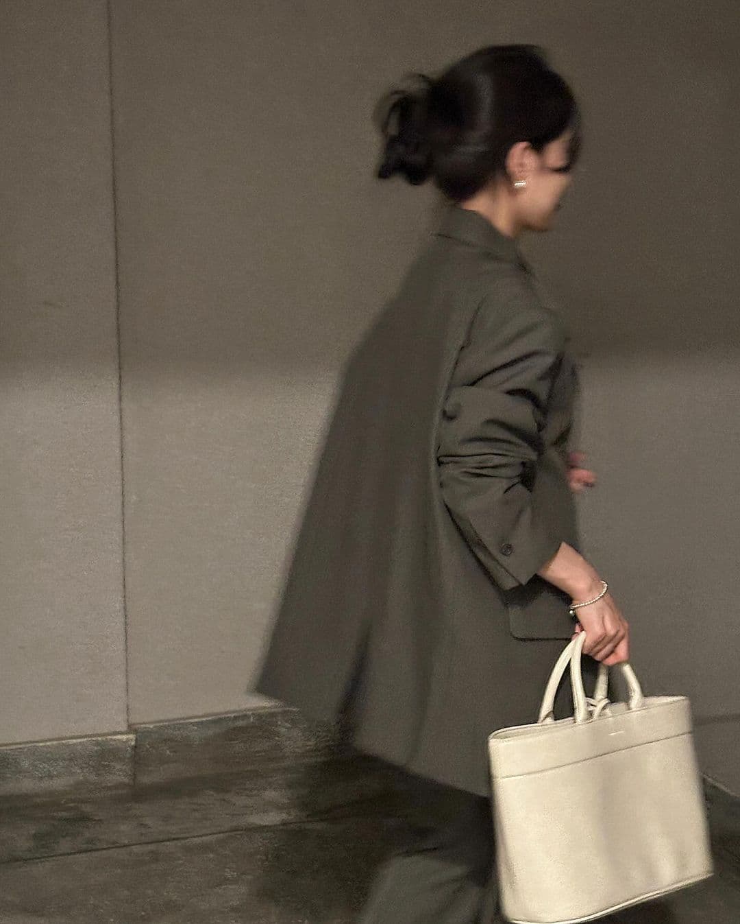 재고 있음 한국 chic 이른 가을 부츠컷 페이크 레이어드 정장 바지 긴 바지 캐주얼 바지 여성용 바지 상세 이미지 33