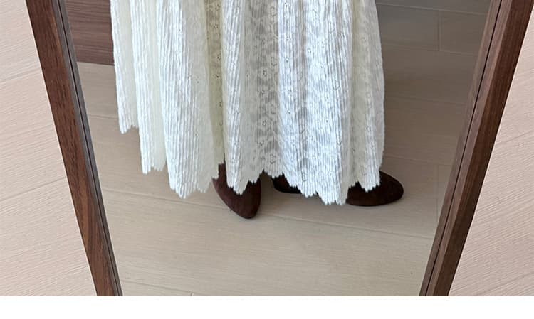 지금 임산부 숙녀 바람 두꺼운 연삭 털 레이스 반 스커트 2025 한국 스타일 다용도 캐주얼 연령 감소 우산 치마 여성 상세 이미지 18