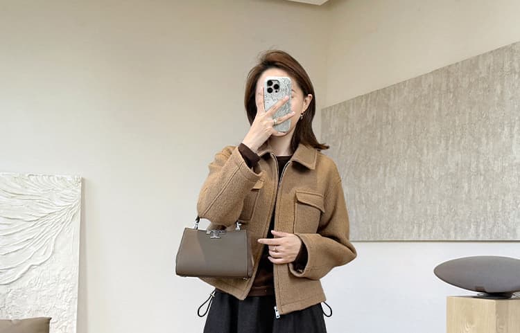 지금 임산부 양모 모직 야마모토 치마 여성 가을 겨울 새로운 표지 십자가 슬림해 보이는 꽃밭 퍼프 스커트 상세 이미지 31