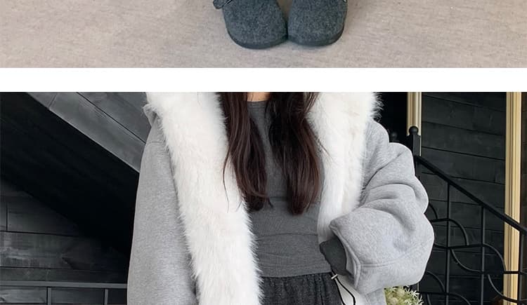 지금 임산부 새로운 프릴 단색 두꺼운 반신 스커트 여성 가을 겨울 Chic 연령 감소 루즈핏 슬림해 보이는 롱 스커트 상세 이미지 23