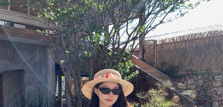 지금 지금 빅 사이즈 순면 거품 소매 홀로우 아웃 셔츠 레이스 미니멀리즘 반바지 부드러운 품격 세트 상세 이미지 54
