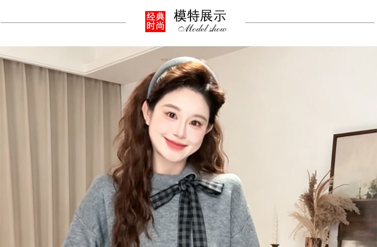 지금 지금 빅 사이즈 벨트 리본 스웨터 반신 스커트 투피스 세트 착용 가져 가라. 이른 가을 한 부서 품격 패션 가을 겨울 맨위 상세 이미지 16