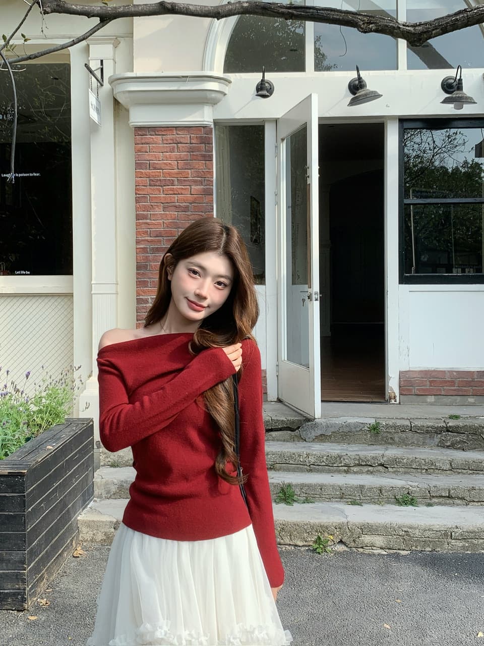 정가 실사 화이트 불규칙 망사 반신 스커트 여자 중간 롱 코트 프릴 케이크 드레스 한 마디 롱 스커트 상세 이미지 27