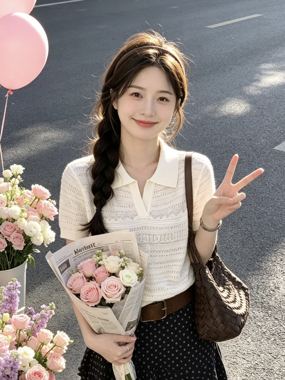 정가 실사 새로운 한 부서 부드러운 바람 폴로 칼라 홀로우 아웃 니트 스웨터 다용도 슬림해 보이는 티셔츠 맨위