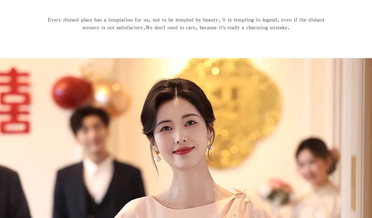 여자 영 엄마 결혼 연회 예복 2026 새로운 품격 안녕하세요. 시어머니 결혼 예복 보통 웨어러블 드레스 상세 이미지 17