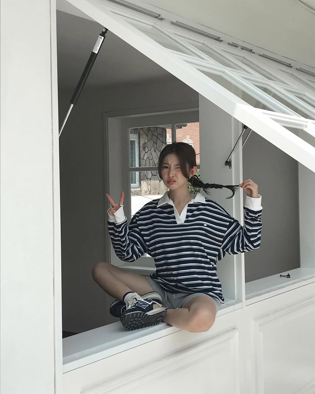 있음 선적 한 부서 다용도 스트라이프 POLO 칼라 스트라이프 긴팔 맨위 풀오버 재고 있음 상세 이미지 8