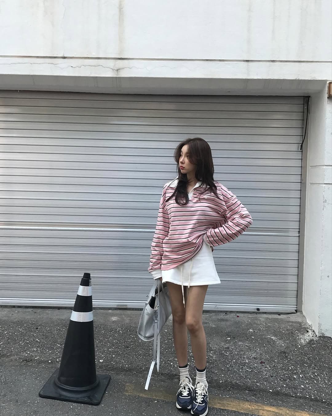 있음 선적 한 부서 다용도 스트라이프 POLO 칼라 스트라이프 긴팔 맨위 풀오버 재고 있음 상세 이미지 17
