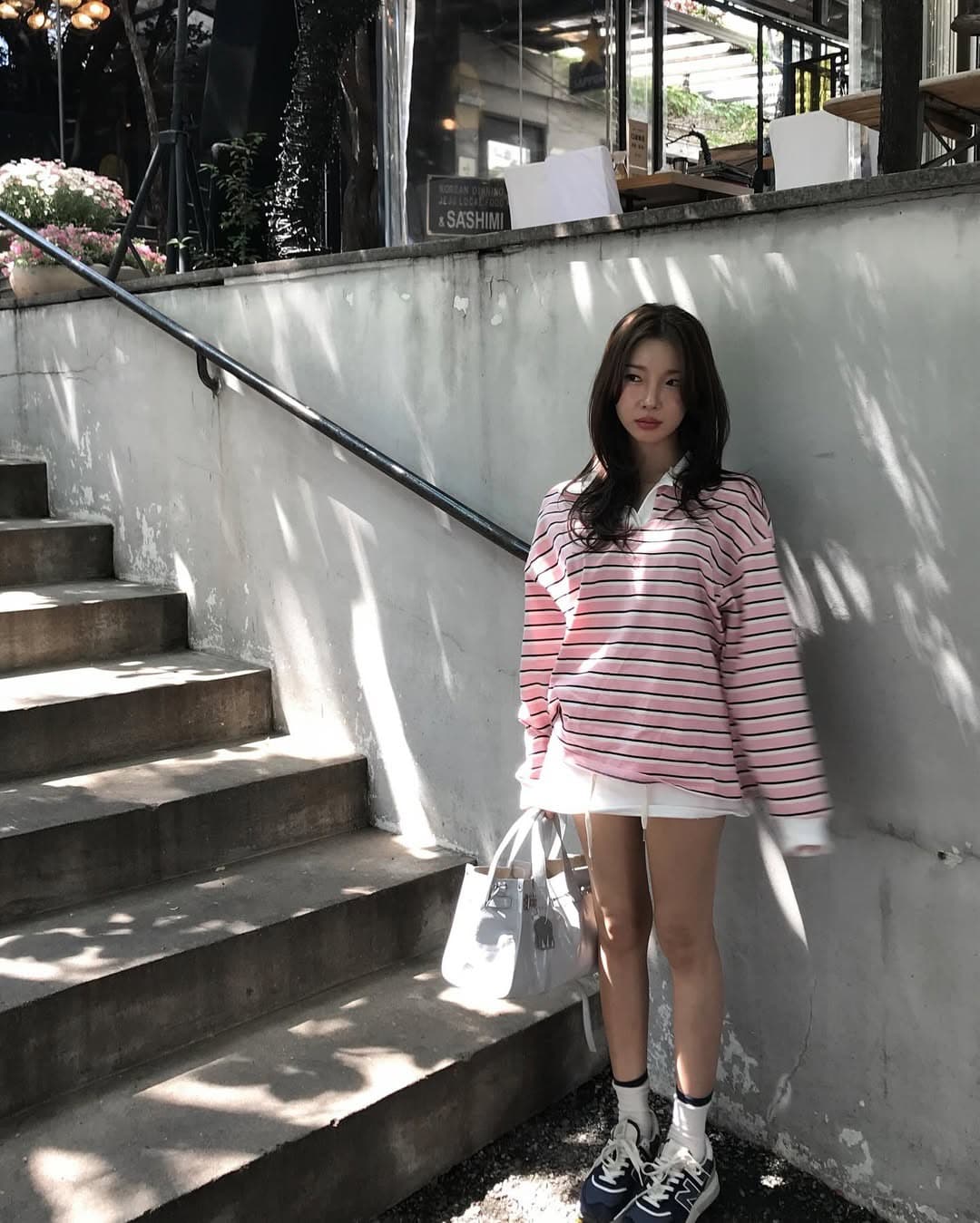 있음 선적 한 부서 다용도 스트라이프 POLO 칼라 스트라이프 긴팔 맨위 풀오버 재고 있음 상세 이미지 25