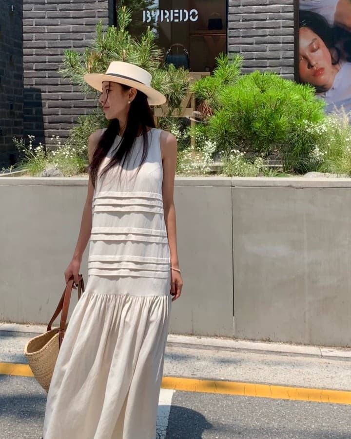 있음 선적 품격 롱 코트 드레스
