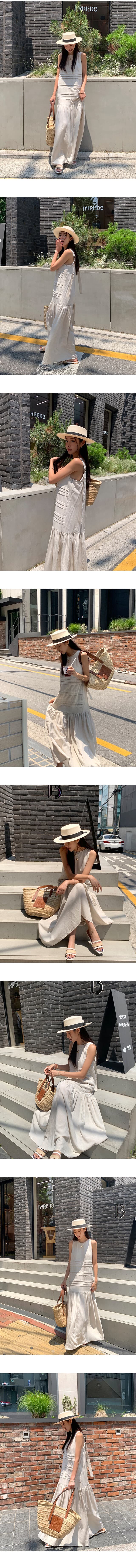 있음 선적 품격 롱 코트 드레스 상세 이미지 8