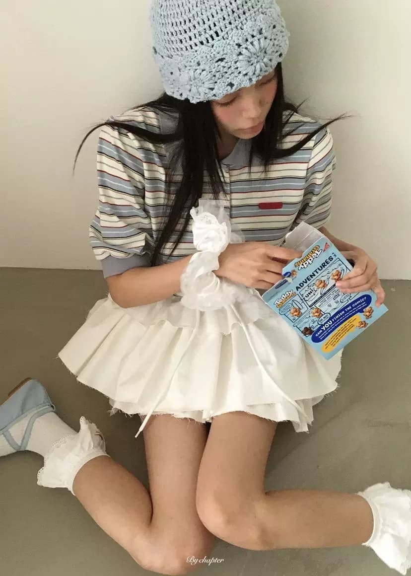 있음 선적 둘 색상 연령 감소 스트라이프 패치워크 색상 폴로 칼라 polo 반팔 티셔츠 상세 이미지 4