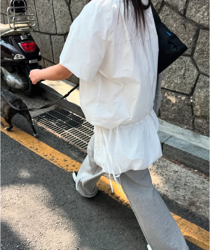 있음 선적 삼색 꽃밭 펌프 로프 드레스 상세 이미지 5