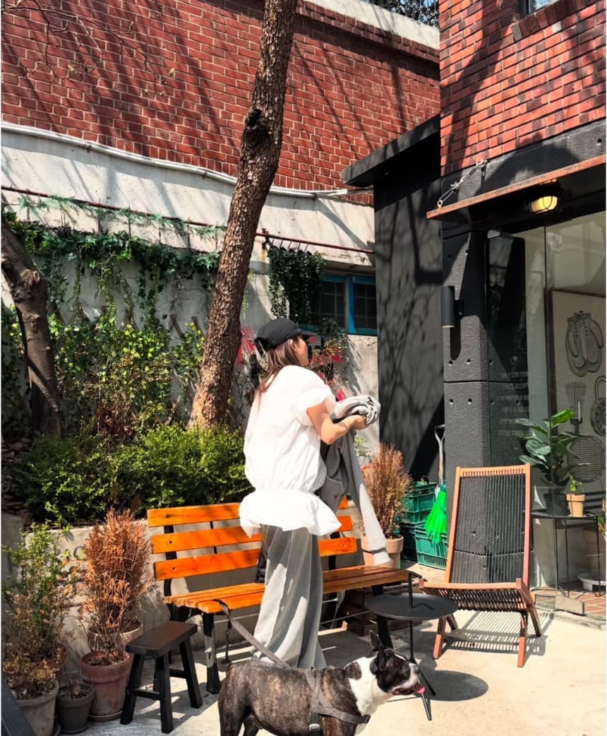 있음 선적 삼색 꽃밭 펌프 로프 드레스 상세 이미지 10