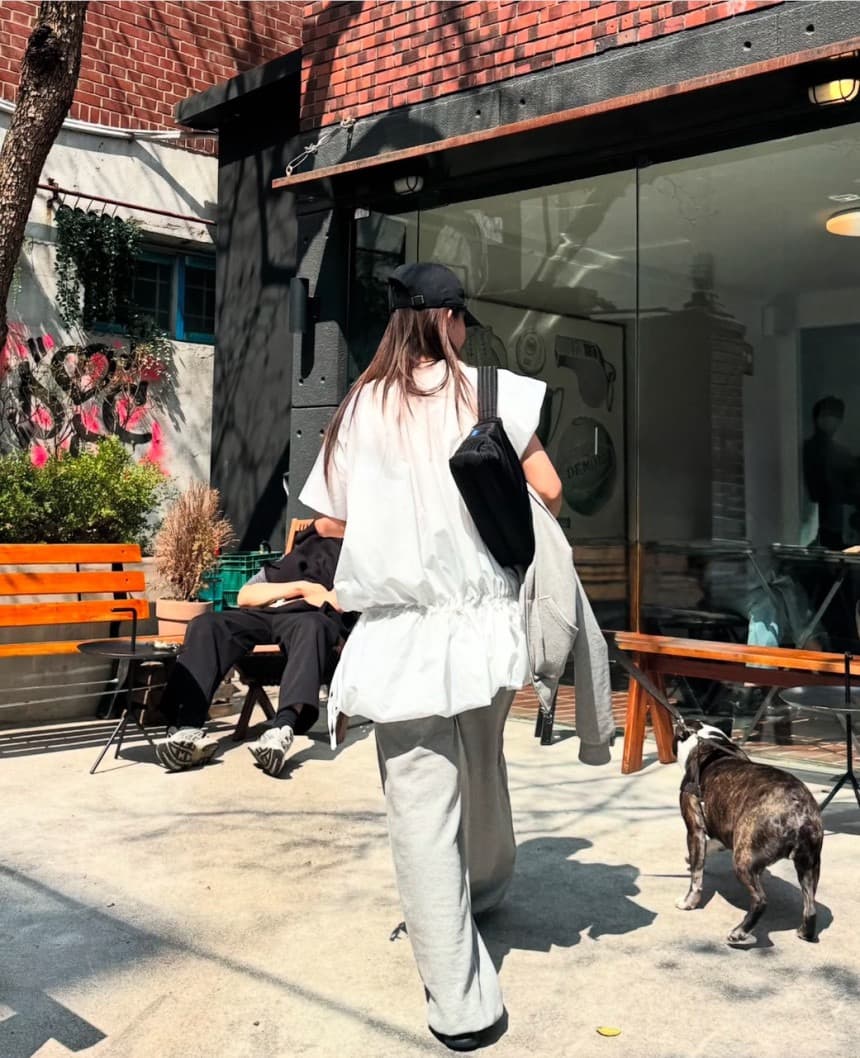 있음 선적 삼색 꽃밭 펌프 로프 드레스 상세 이미지 11