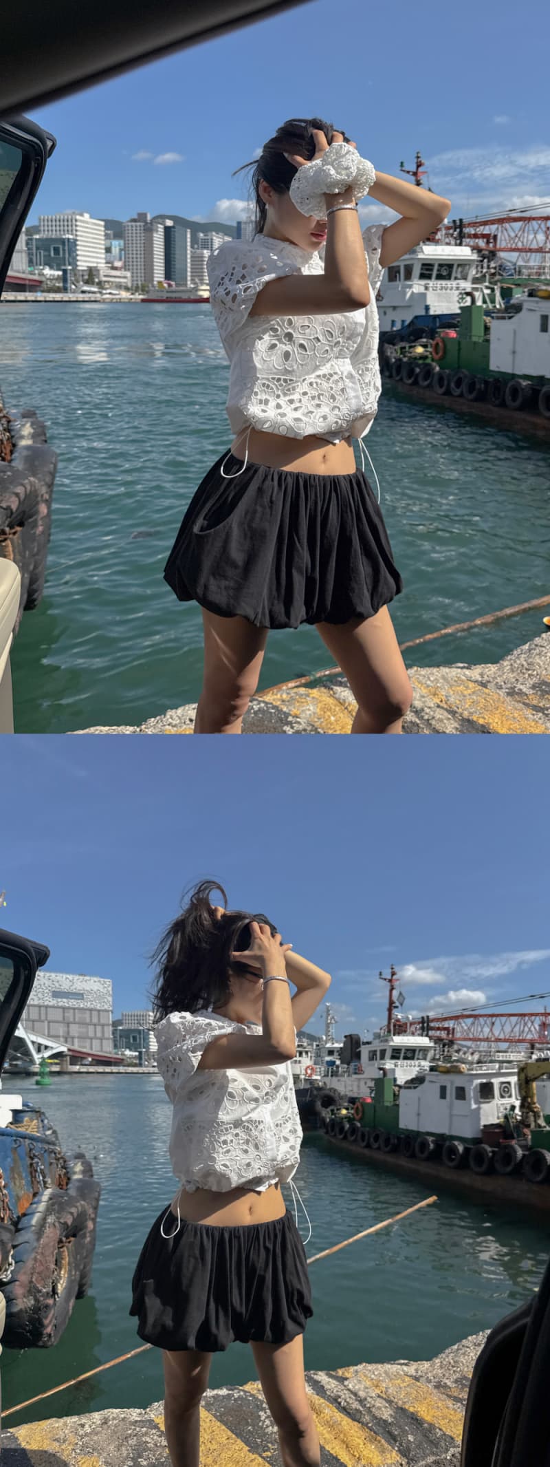 있음 선적 한 부서 높은 품질 포지셔닝 꽃 물 용해 폴로 칼라 싱글 줄 버튼 반팔 재킷 상세 이미지 3