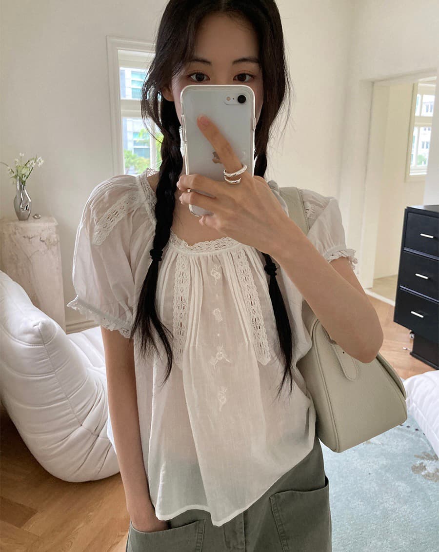 있음 선적 한 부서 느슨함 센스 장미 자수 패치워크 레이스 라미 차가운 센스 맨위