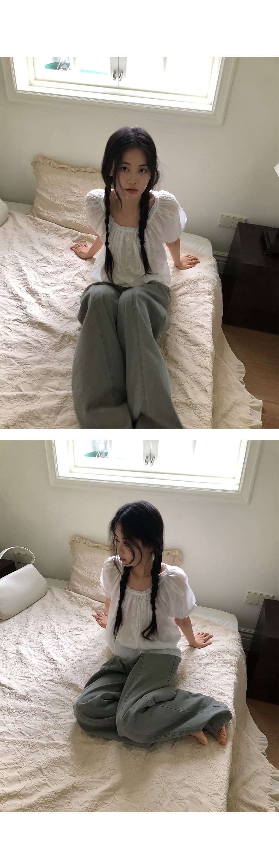 있음 선적 한 부서 느슨함 센스 장미 자수 패치워크 레이스 라미 차가운 센스 맨위 상세 이미지 11