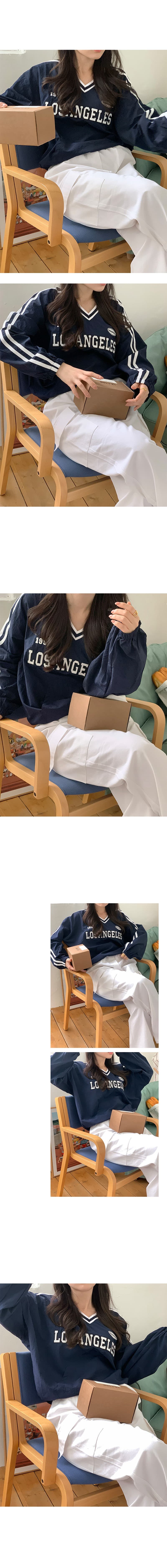 있음 선적 삼색 아메리칸 캐주얼 자수 알파벳 펌프 로프 디자인 긴팔 후드티 상세 이미지 15