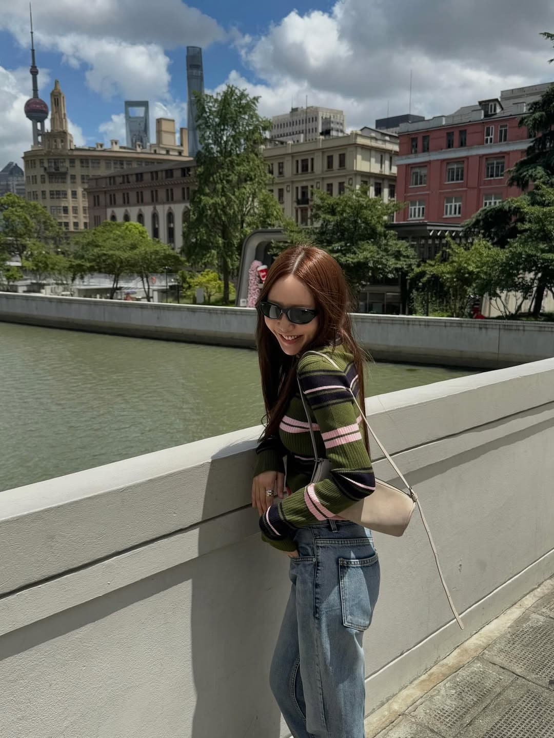 있음 선적 한 부서 이른 가을 작은 대중 색상 스트라이프 털 니트 오픈 가디건 상세 이미지 5