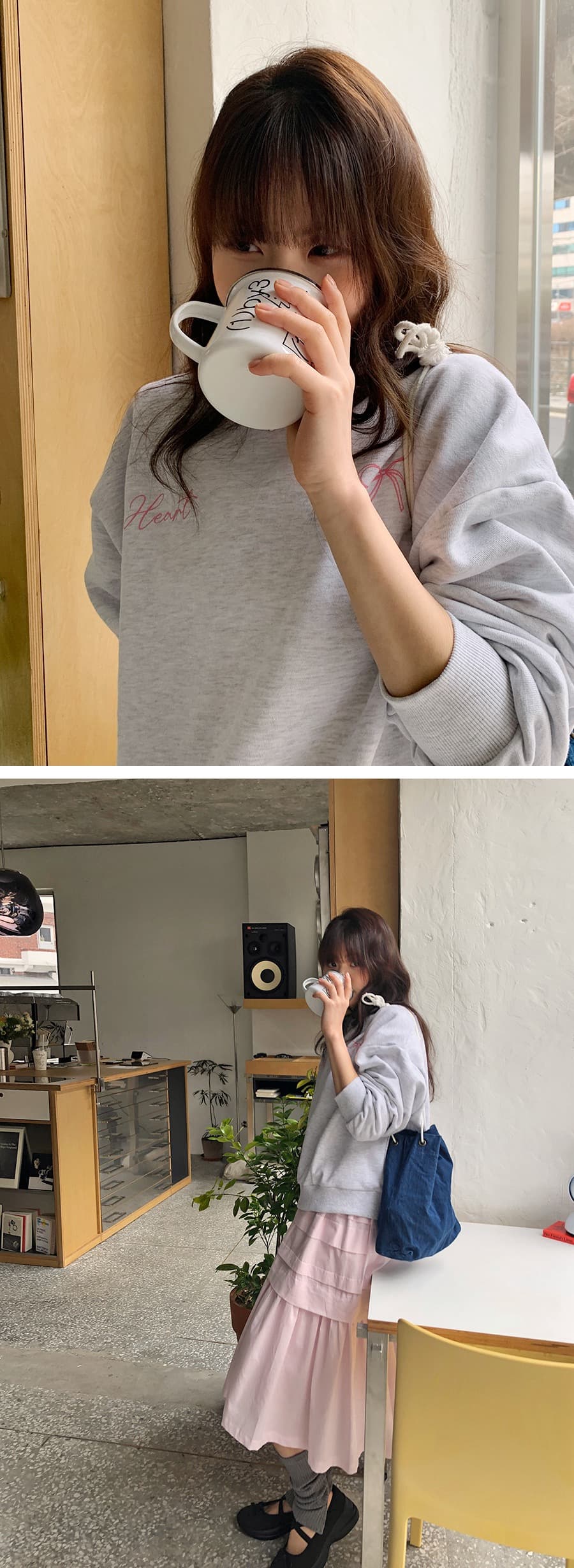 있음 선적 다용도 품격 계단식 허리밴드 반신 스커트 상세 이미지 6