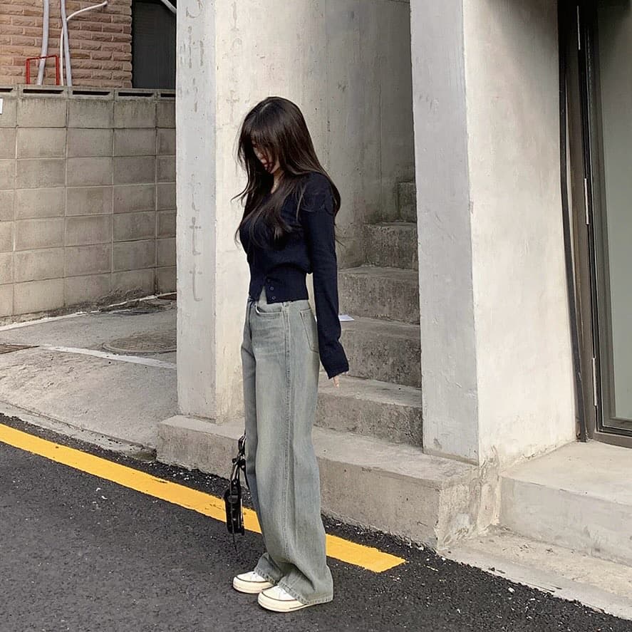 있음 선적 한 부서 얇고 가벼운 V넥 디자인 센스 인사이드 가져 가라. 외출용 털 니트 스웨터 상세 이미지 4